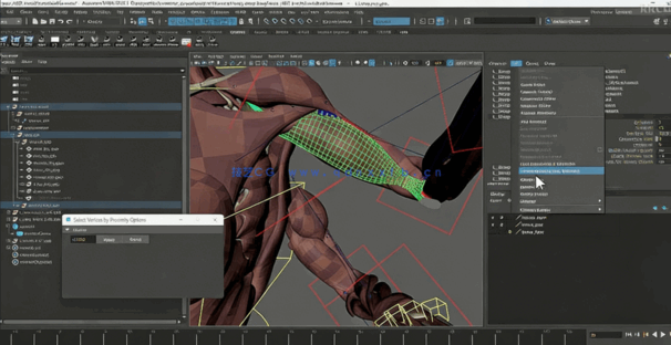 Maya中Ziva VFX人体骨骼组织模拟动画视频教程第二季 (图2) Maya中Ziva VFX人体骨骼组织模拟动画视频教程第二季 (图2)
