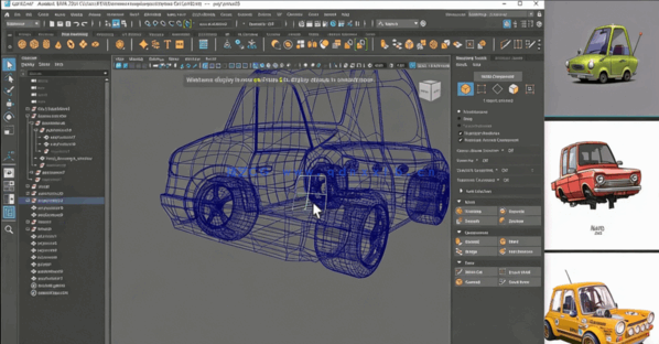 Maya汽车造型建模设计实例制作训练视频教程(图2) Maya汽车造型建模设计实例制作训练视频教程(图2)