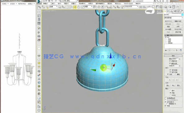 3DMAXloft吊灯建模视频教程(图5) 3DMAXloft吊灯建模视频教程(图5)