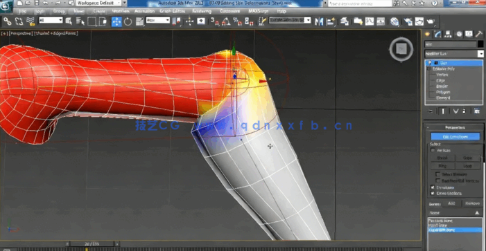 3D角色骨骼绑定动画实例训练视频教程(图3) 3D角色骨骼绑定动画实例训练视频教程(图3)