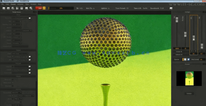 3dsmax高尔夫产品可视化实例训练视频教程(图4) 3dsmax高尔夫产品可视化实例训练视频教程(图4)