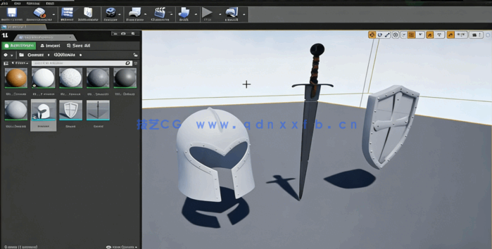3ds Max游戏建模与UE4引擎结合使用视频教程 (图3) 3ds Max游戏建模与UE4引擎结合使用视频教程 (图3)