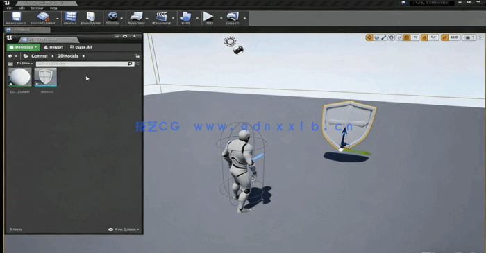 3ds Max游戏建模与UE4引擎结合使用视频教程 (图4) 3ds Max游戏建模与UE4引擎结合使用视频教程 (图4)
