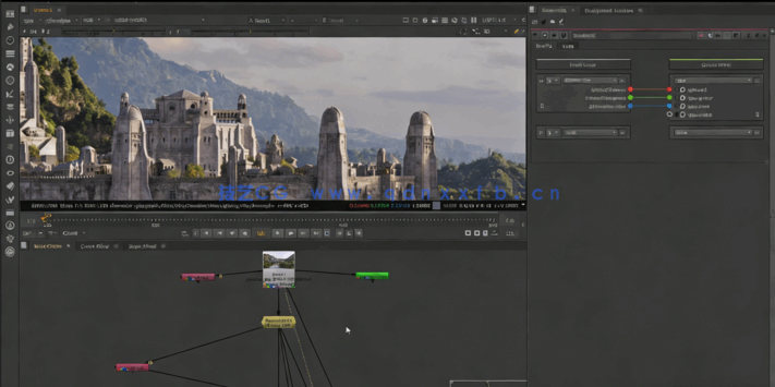 3dsmax与Vray魔戒刚铎城完整制作流程视频教程(图2) 3dsmax与Vray魔戒刚铎城完整制作流程视频教程(图2)