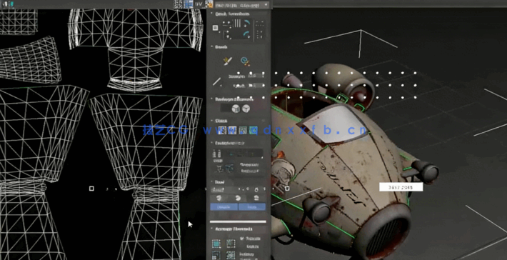 3dsMax中UV纹理贴图unwrap解包技术训练视频教程(图2) 3dsMax中UV纹理贴图unwrap解包技术训练视频教程(图2)
