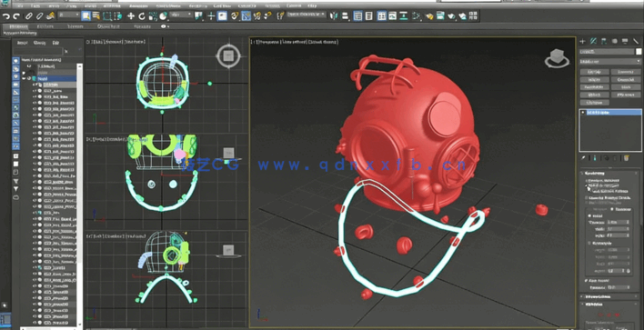 3dsMax硬表面建模基础核心训练视频教程 3ds Max Hard Surface(图3) 3dsMax硬表面建模基础核心训练视频教程 3ds Max Hard Surface(图3)