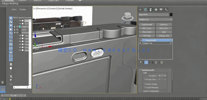 3dsmax与Zbrush硬表面建模基础训练视频教程(图4) 3dsmax与Zbrush硬表面建模基础训练视频教程(图4)