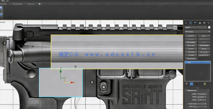 3dsmax 3A级游戏武器制作完整流程大师班视频教程(图4) 3dsmax 3A级游戏武器制作完整流程大师班视频教程(图4)