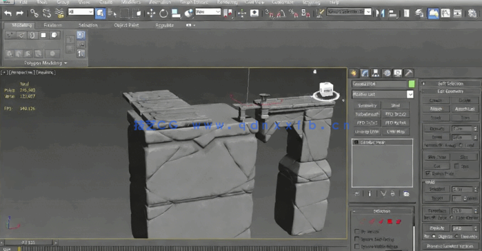 3dsmax游戏环境建模基础训练视频教程(图6)