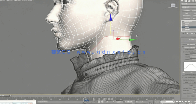 莫丽娜高级3D角色建模渲染动画视频教程 (图2)