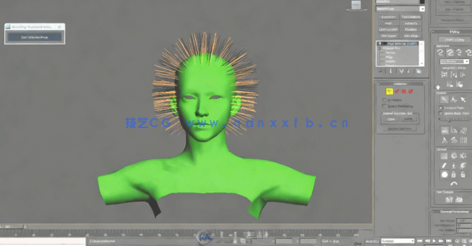 莫丽娜高级3D角色建模渲染动画视频教程 (图5)