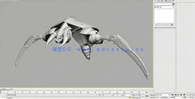 3dsmax机械武器与怪兽实例制作视频教程 3D PALACE THE(图5)