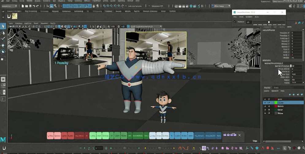 Maya复杂格斗游戏动画技术训练视频教程(图1) Maya复杂格斗游戏动画技术训练视频教程(图1)