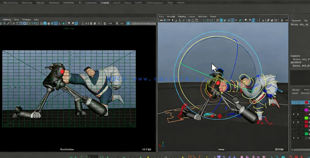 Maya复杂格斗游戏动画技术训练视频教程(图4) Maya复杂格斗游戏动画技术训练视频教程(图4)