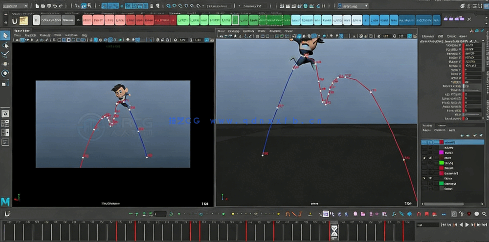 Maya复杂格斗游戏动画技术训练视频教程(图5) Maya复杂格斗游戏动画技术训练视频教程(图5)