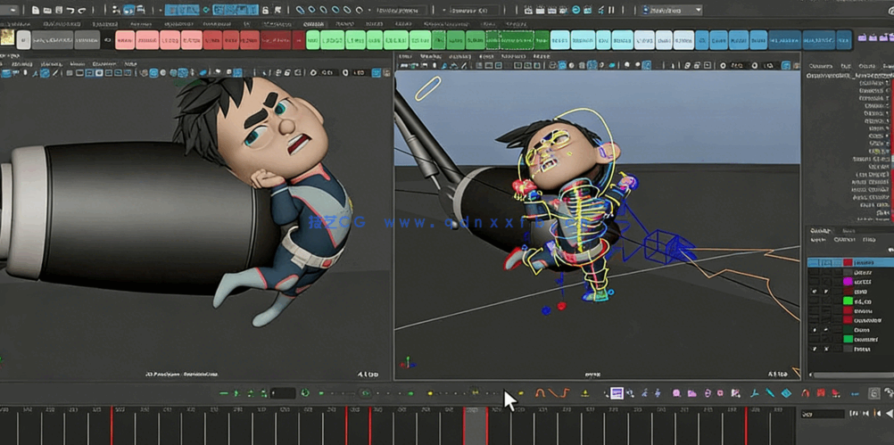 Maya复杂格斗游戏动画技术训练视频教程(图6) Maya复杂格斗游戏动画技术训练视频教程(图6)