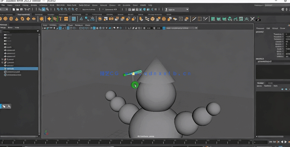 Maya 3D建模初学者入门实例训练视频教程 (图2) Maya 3D建模初学者入门实例训练视频教程 (图2)