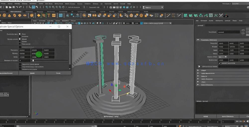 Maya 3D建模初学者入门实例训练视频教程 (图3) Maya 3D建模初学者入门实例训练视频教程 (图3)