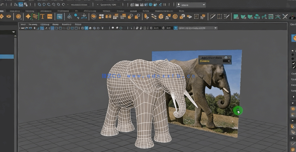 Maya 3D建模初学者入门实例训练视频教程 (图4) Maya 3D建模初学者入门实例训练视频教程 (图4)