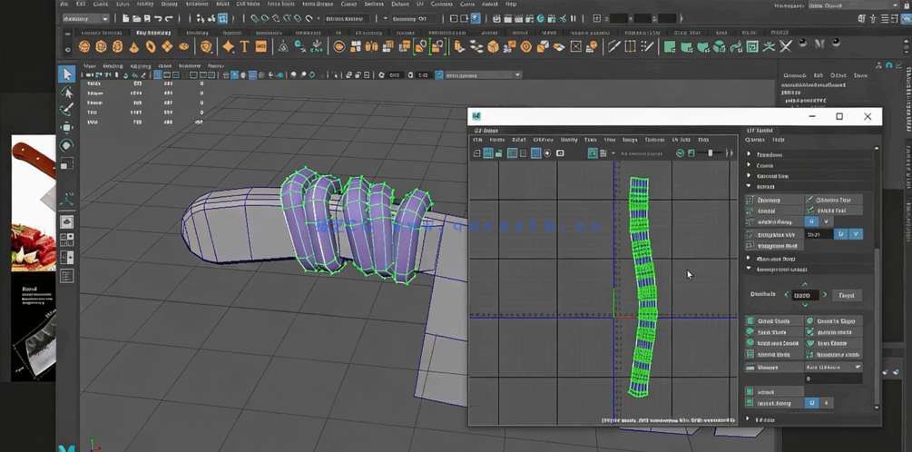 Maya Zbrush与Substance Painter游戏砍刀实例制作视频教程(图2) Maya Zbrush与Substance Painter游戏砍刀实例制作视频教程(图2)