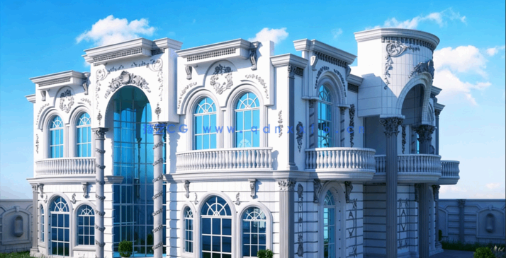 3dsMax卡塔尔豪华别墅3D建模制作完整流程视频教程(图3) 3dsMax卡塔尔豪华别墅3D建模制作完整流程视频教程(图3)