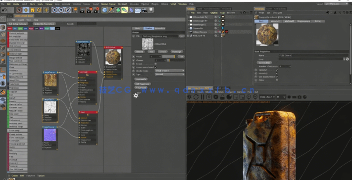 C4D与Octane《最后的告别》场景制作视频教程 附源文件(图3) C4D与Octane《最后的告别》场景制作视频教程 附源文件(图3)