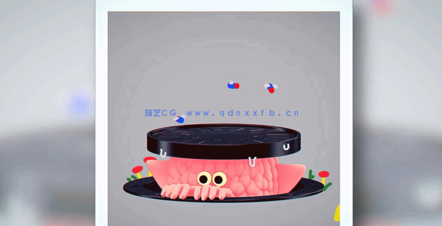 C4D可爱俏皮动画角色设计视频教程[(图2) C4D可爱俏皮动画角色设计视频教程(图2)