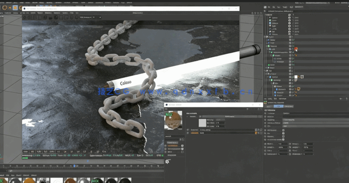 Cinema 4D与Octane逼真纹理技术大师级训练视频课程(图2) Cinema 4D与Octane逼真纹理技术大师级训练视频课程(图2)
