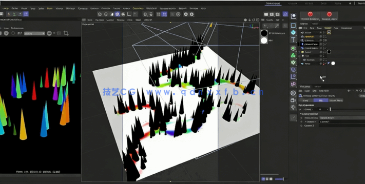 Cinema 4D与AE动画纹理Mograph驱动技术视频教程(图2) Cinema 4D与AE动画纹理Mograph驱动技术视频教程(图2)