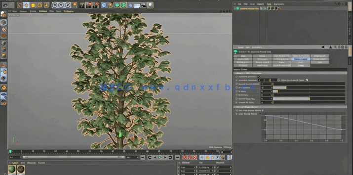 Cinema 4D创意景观插画实例制作视频教程(图4) Cinema 4D创意景观插画实例制作视频教程(图4)