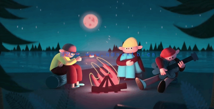 C4D卡通动画场景3D角色模型视频教程(图2) C4D卡通动画场景3D角色模型视频教程(图2)