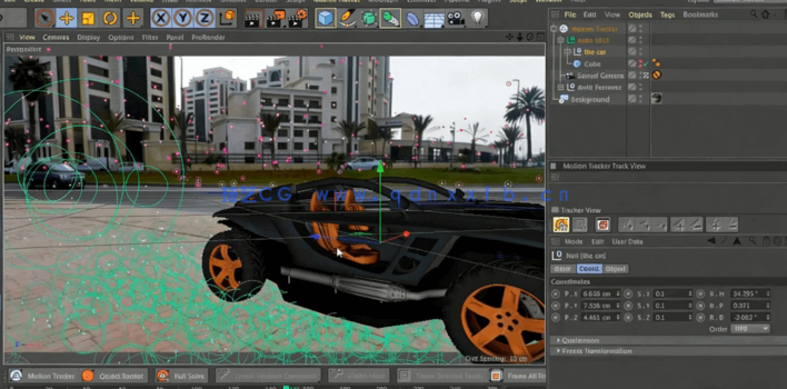 C4D真实场景与模型跟踪特效合成技术视频教程(图3) C4D真实场景与模型跟踪特效合成技术视频教程(图3)
