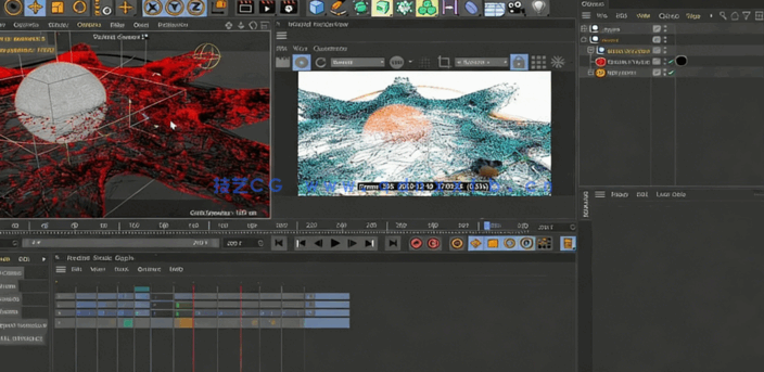X-Particles在Redshift中渲染技术训练视频教程(图4)