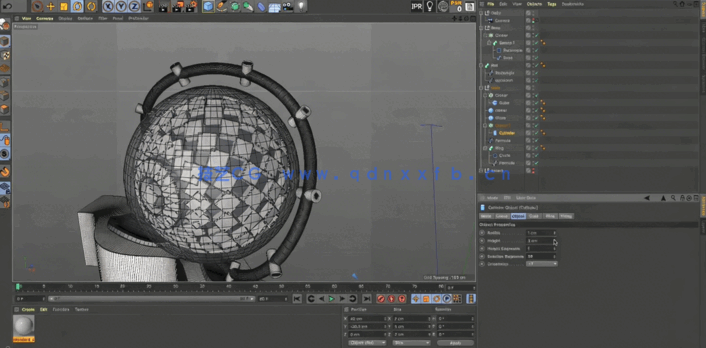 C4D超酷无限循环MacG动画视频教程 (图3) C4D超酷无限循环MacG动画视频教程 (图3)