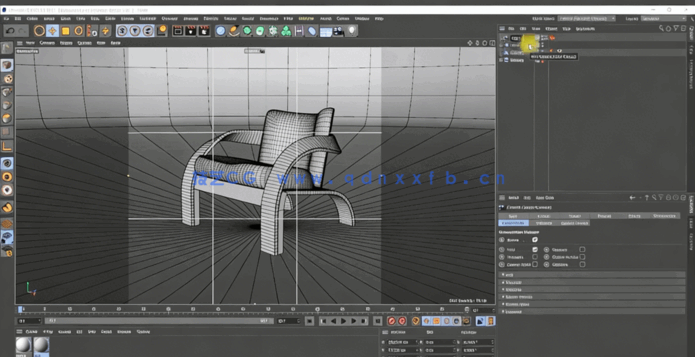 C4D木工家具设计实例训练视频教程(图3)