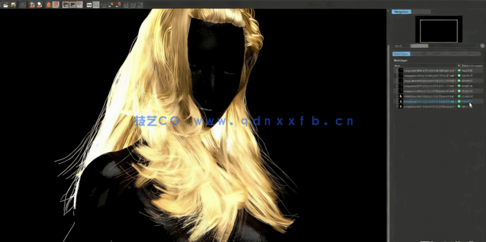 C4D与Marvelous超精细女性角色完整制作工作流程视频教程(图6) C4D与Marvelous超精细女性角色完整制作工作流程视频教程(图6)