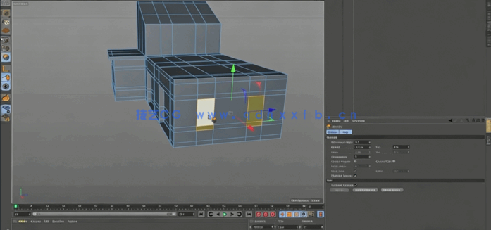 C4D低聚杂货店建模制作训练视频教程(图6) C4D低聚杂货店建模制作训练视频教程(图6)