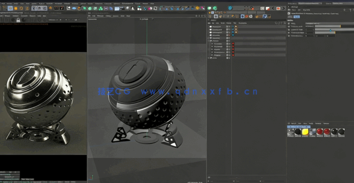 C4D与Octane汽车可视化渲染技术视频教程(图5) C4D与Octane汽车可视化渲染技术视频教程(图5)