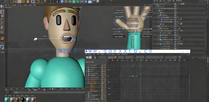  Cinema 4D Lie三维角色动画实例制作训练视频教程(图3)