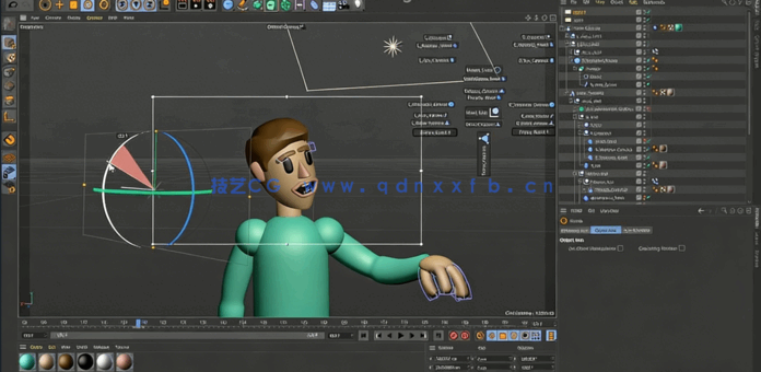  Cinema 4D Lie三维角色动画实例制作训练视频教程(图4)