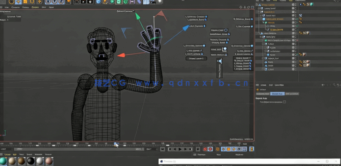  Cinema 4D Lie三维角色动画实例制作训练视频教程(图5)