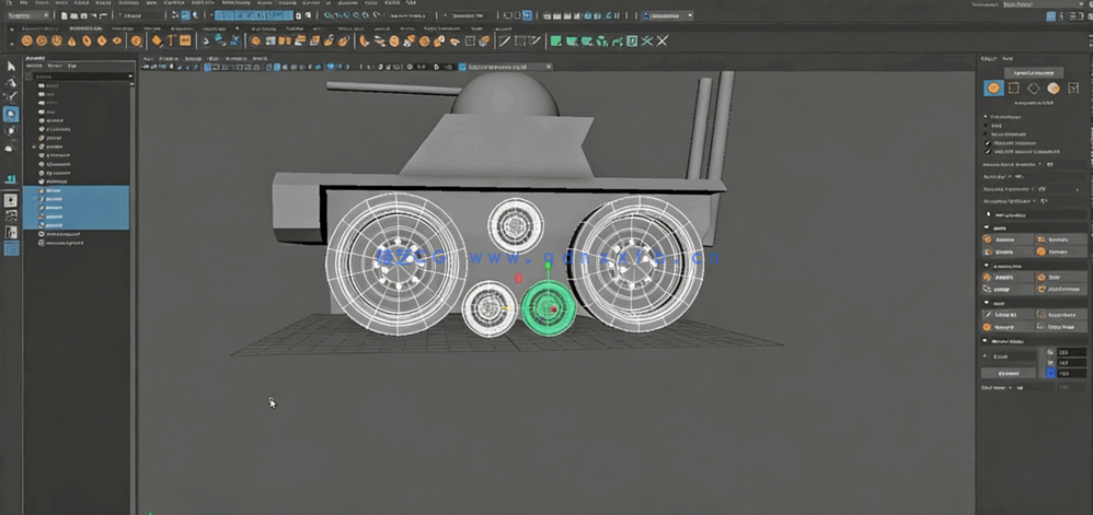 Maya 3D建模初学者基础核心技术训练视频教程(图6) Maya 3D建模初学者基础核心技术训练视频教程(图6)