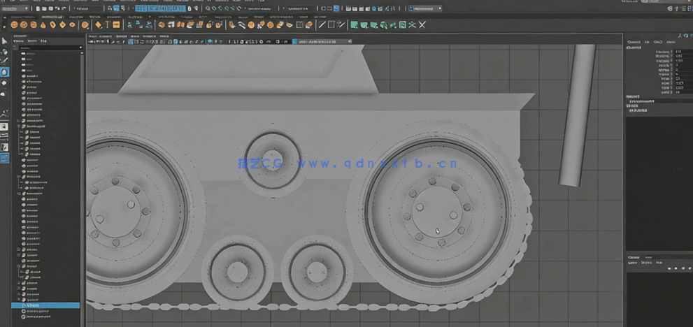 Maya 3D建模初学者基础核心技术训练视频教程(图7) Maya 3D建模初学者基础核心技术训练视频教程(图7)