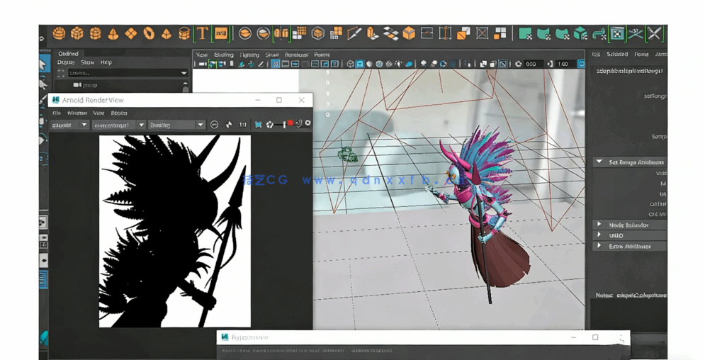 Maya人物角色建模概念设计技术视频课程(图4)