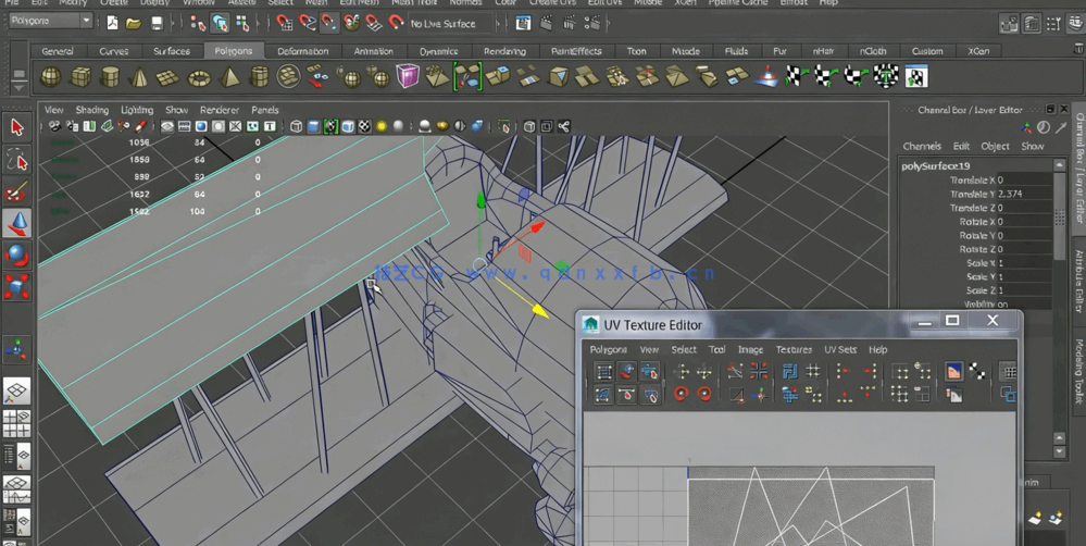 Maya手机游戏模型和纹理3D资产制作视频教程(图2) Maya手机游戏模型和纹理3D资产制作视频教程(图2)