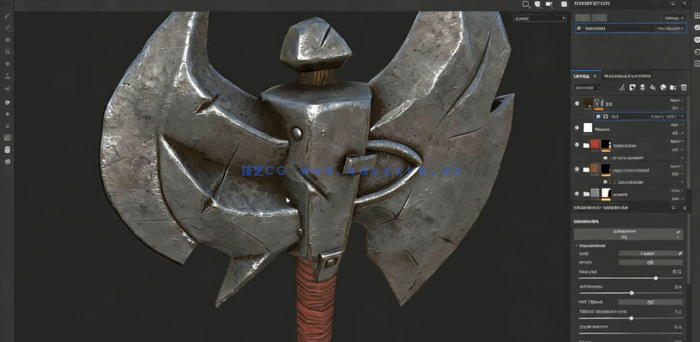 Maya Zbrush与SP游戏武器建模和纹理设计视频课程(图6) Maya Zbrush与SP游戏武器建模和纹理设计视频课程(图6)