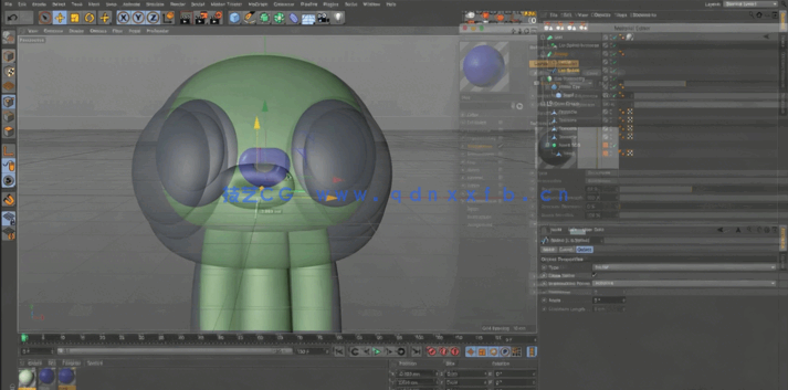 C4D R20卡通角色设计与动画技术视频教程 (图2) C4D R20卡通角色设计与动画技术视频教程 (图2)