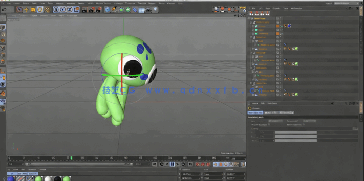 C4D R20卡通角色设计与动画技术视频教程 (图4) C4D R20卡通角色设计与动画技术视频教程 (图4)