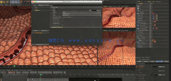 C4D模拟细胞在血管流动动画视频教程 (图4)