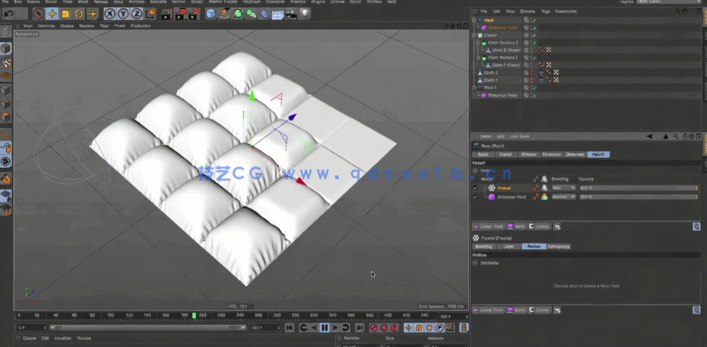 Cinema 4D中Fields触发动画技术视频教程(图2) Cinema 4D中Fields触发动画技术视频教程(图2)